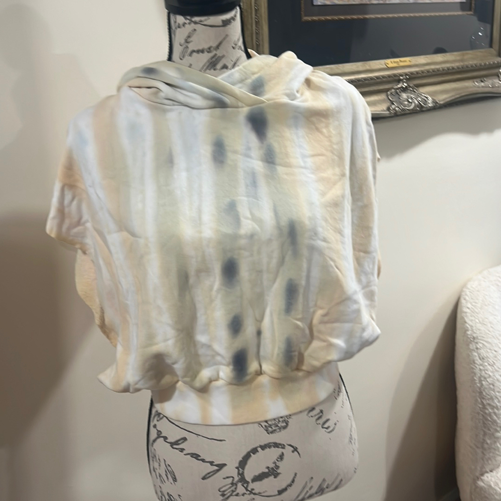 Young Fabulous And Broke sweatshirt size xs Tie Dye Cutoff Sleeve